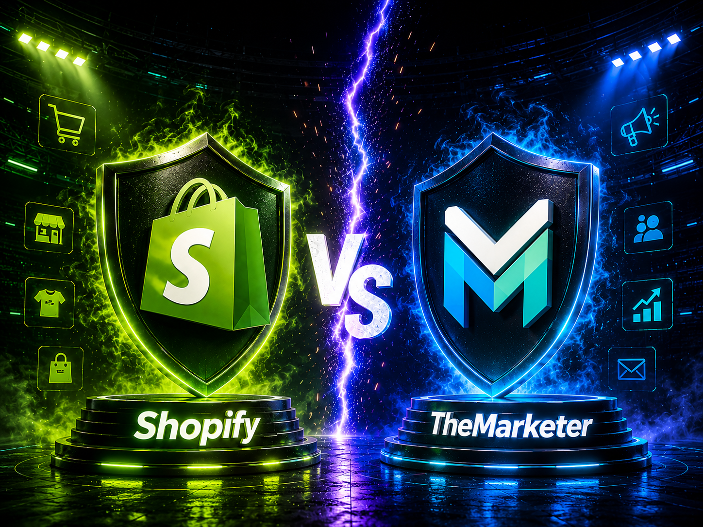 Comparatie de costuri intre Shopify Email si TheMarketer pentru magazine Shopify